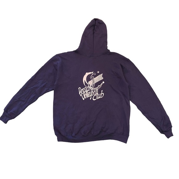 NWT Vintage Russell Athletic Made in USA Pepsico Volleyball Club Hoodie Men's L - Picture 2 of 10